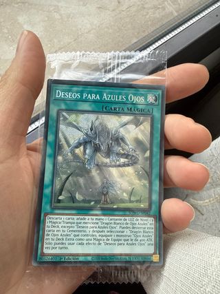 Carta Magica Yu-Gi-Oh! Desideri per Occhi Blu