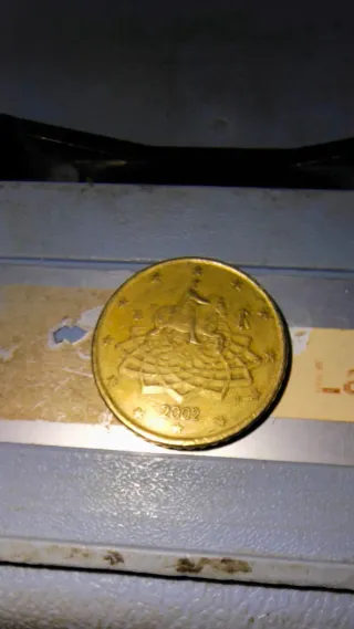 Moneda 50 céntimos 2002 Italia