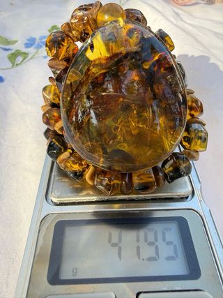 Collar de ámbar con colgante