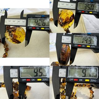 Collar de ámbar con colgante