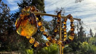 Collar de ámbar con colgante