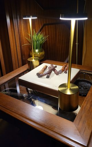 Coppia Lampade Design Gold Metallo