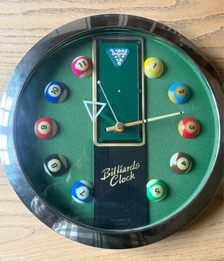 Orologio da parete Billiards Clock