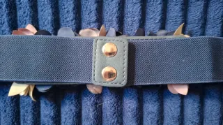 Cinturón elástico con flores