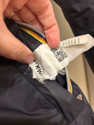 Giacca K-Way Denise Double Thermal Grigia