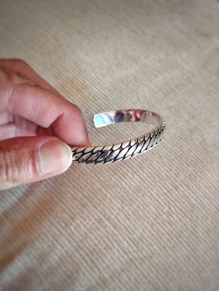 Bracciale da uomo in acciaio intrecciato