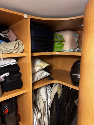 HABITACION JUVENIL - ARMARIOS + MESA + ESTANTERIA