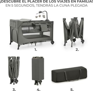 Cuna de viaje Kinderkraft Joy 2 en 1