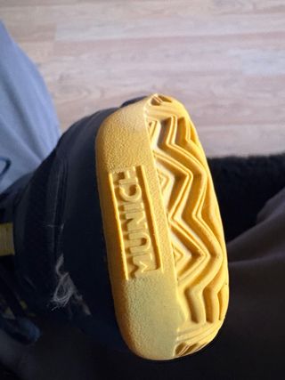 Zapatillas pádel Munich azul y amarillo