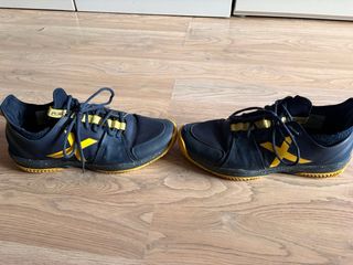 Zapatillas pádel Munich azul y amarillo