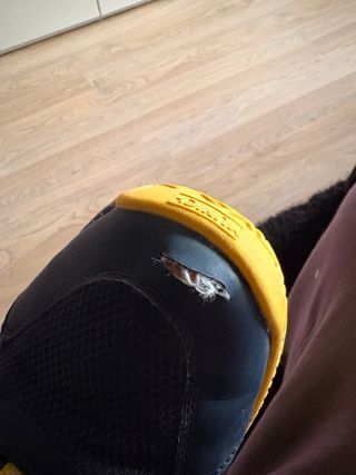 Zapatillas pádel Munich azul y amarillo