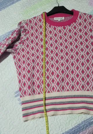 Jersey BLUGTRE Mujer Punto Diamantes