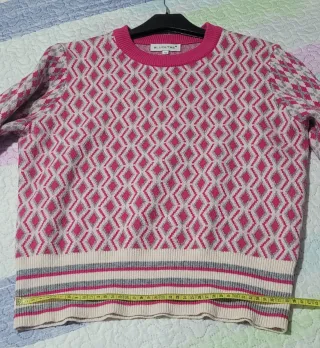 Jersey BLUGTRE Mujer Punto Diamantes