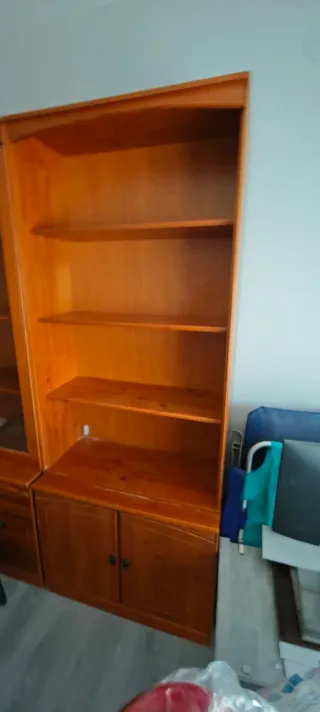 Mueble modular madera roble rústico