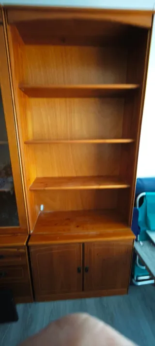 Mueble modular madera roble rústico