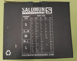 Fijaciones Salomon PACT Talla L Snowboard