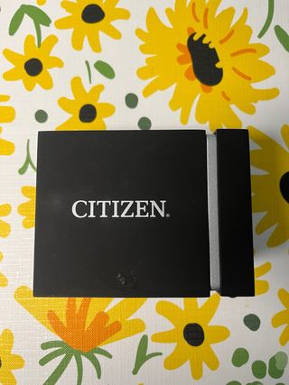 Reloj Caballero Citizen Negro/Plata