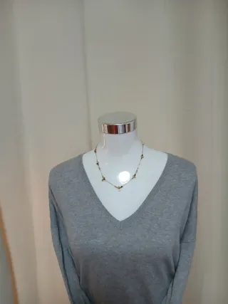 Jersey Zara Gris Mujer