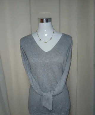 Jersey Zara Gris Mujer