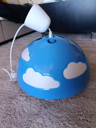 Lámpara Techo Infantil Nubes Ikea
