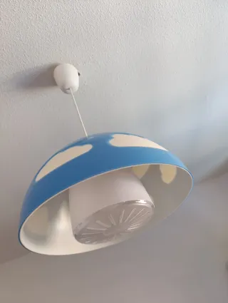 Lámpara Techo Infantil Nubes Ikea