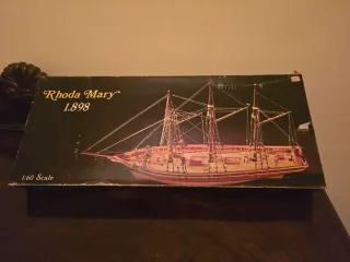Maqueta Rhoda Mary 1898 1:60 modelismo naval