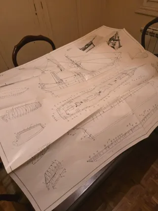 Maqueta Rhoda Mary 1898 1:60 modelismo naval