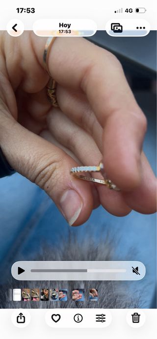 Anillo Pandora Corazón Doble