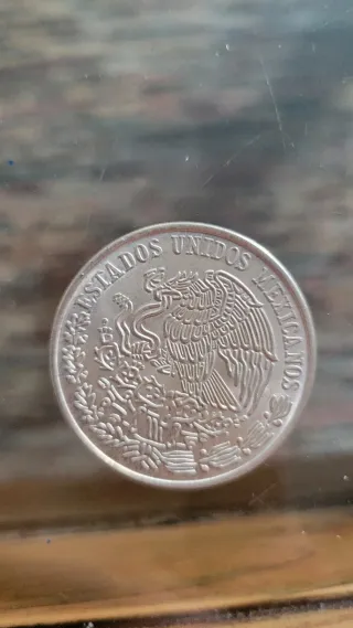 Moneda 100 Pesos México 1977 Plata Pura