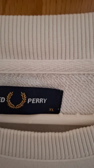 Sudadera blanca Fred Perry