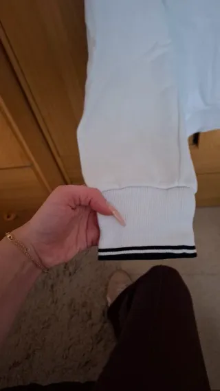 Sudadera blanca Fred Perry