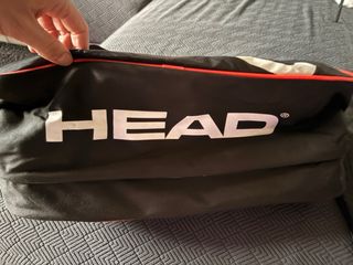 Paletero pádel Head negro y rojo
