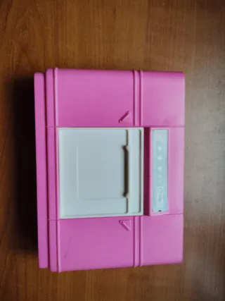 Sedia Barbie rosa e bianca