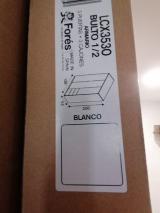 Armario Ropero 3 Puertas + 3 Cajones (NUEVO)