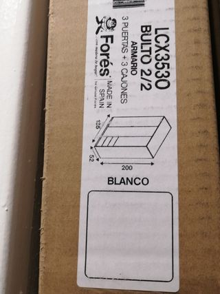 Armario Ropero 3 Puertas + 3 Cajones (NUEVO)