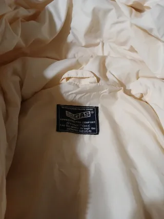 Cappotto donna piuma beige lungo