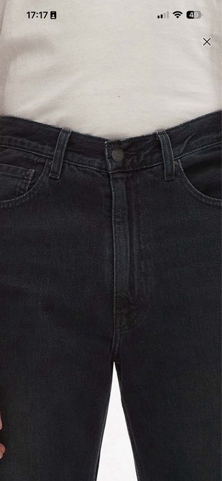 Levi's 565 Loose Straight Negro Lavado