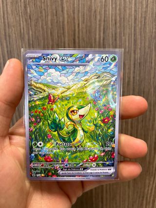 Carta Pokémon Snivy EX - Fan Art