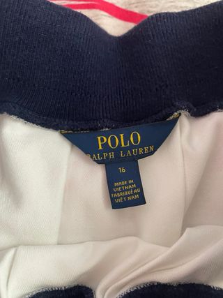 Falda Polo Ralph Lauren blanca