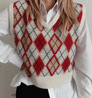 Chaleco de punto Zara Talla M