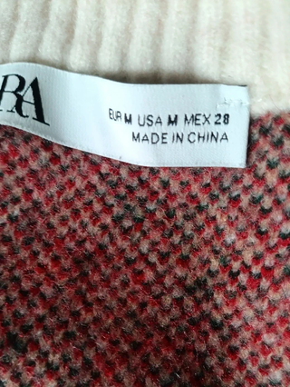 Chaleco de punto Zara Talla M