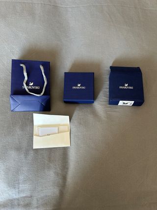 Collana Swarovski Cigno Argento