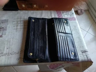 Cartera Billetera Adolfo Domínguez Negra