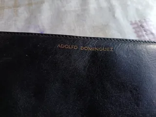 Cartera Billetera Adolfo Domínguez Negra