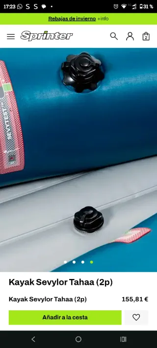 Kayak Sevylor Tahaa (2p)