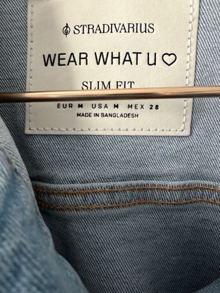 Chaqueta Vaquera Stradivarius Talla M