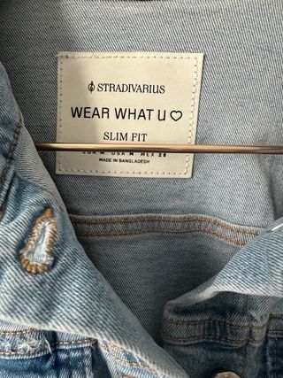 Chaqueta Vaquera Stradivarius Talla M