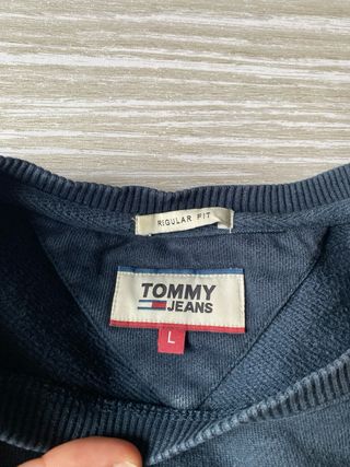 Sudadera Tommy Jeans Azul y Roja