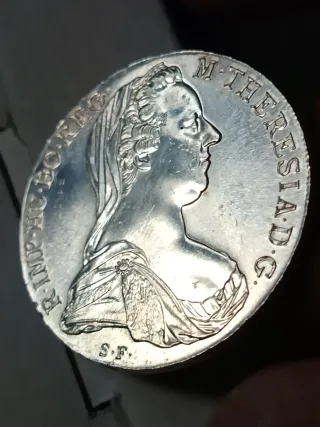 Moneda 1 Thaler Plata M. Theresia D.G.