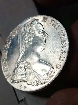 Moneda 1 Thaler Plata M. Theresia D.G.